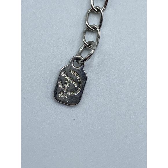 You and I Suede Tassel necklace Gray Crystal Long Necklace 32" + 4.5" - Picture 5 of 9